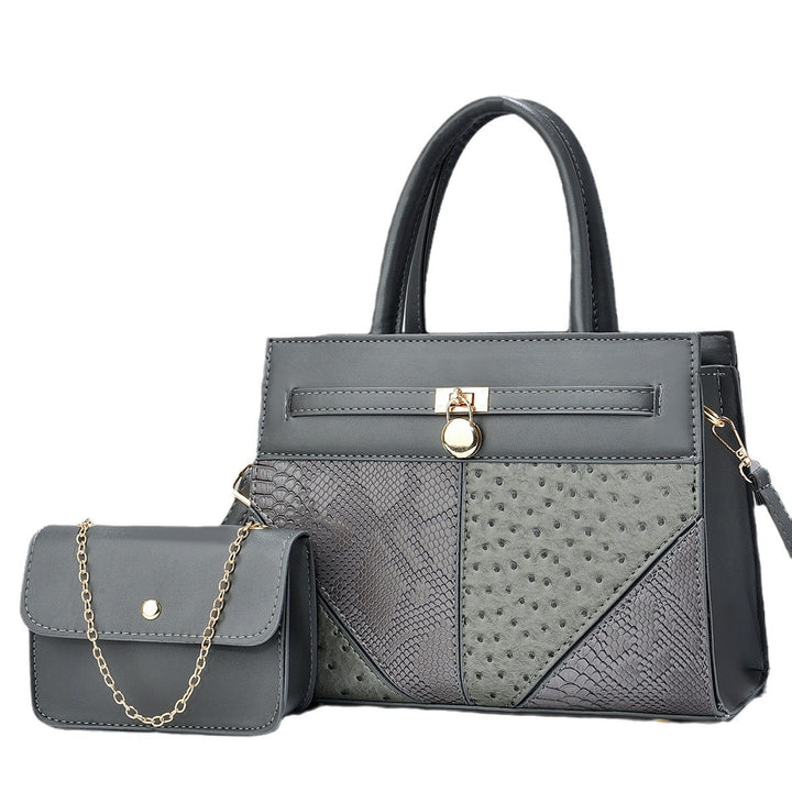 Damen elegante Handtasche mit abnehmbarer Mini-Clutch Nord Taschen