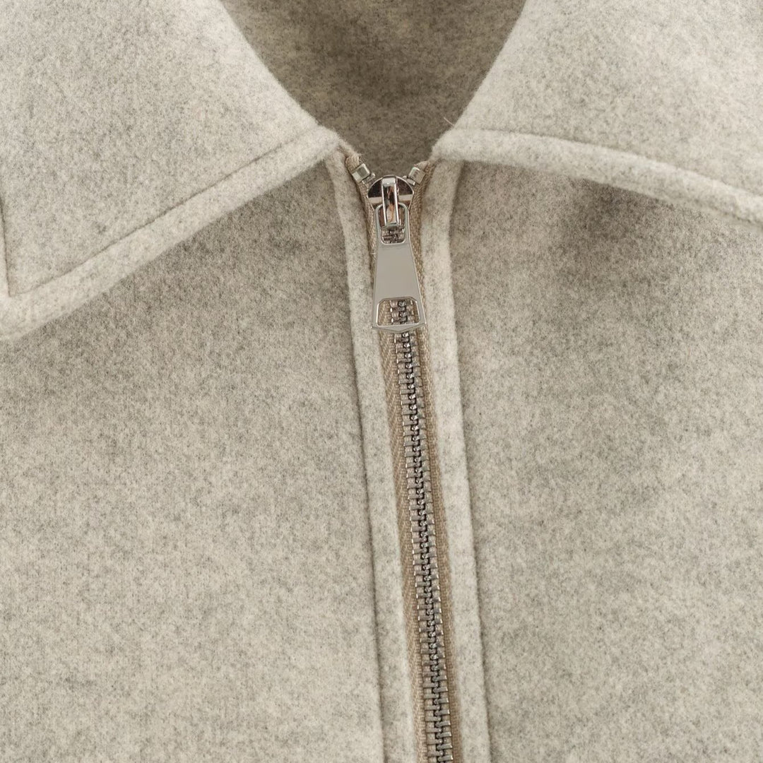 Damen Kurzjacke aus Wollmix mit Tunnelzug‑Taillierung und aufgesetzten Taschen Nord Taschen