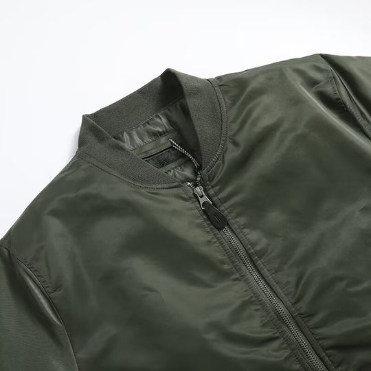 Lässige Oversize Bomberjacke