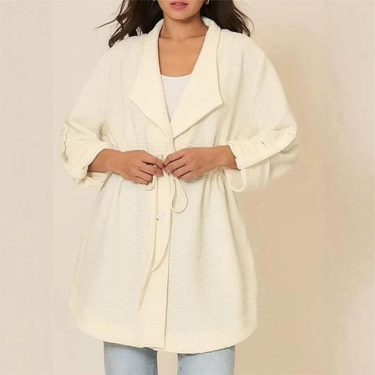 Damen Lässige und elegante Longcardigan Nord Taschen