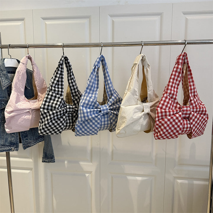 Damen Umhängetasche mit dekorativem Schleifen-Design Nord Taschen