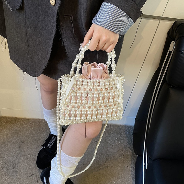 Damen Perlenhandtasche mit modischem Design Nord Taschen