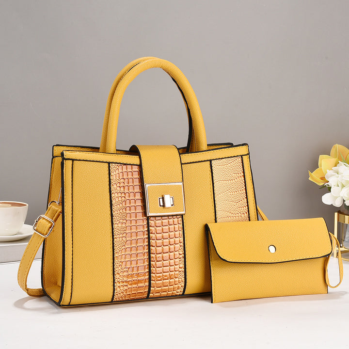 Damen elegante Handtasche mit praktischen Fächern Nord Taschen