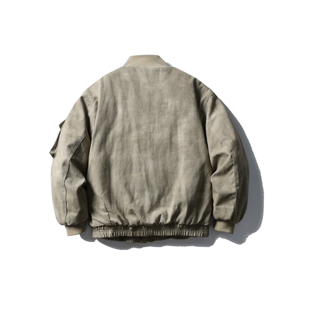 Herren Boxy Utility-Blousonjacke mit Stehkragen, Cargo-Ärmel und aufgesetzten Pattentaschen Nord Taschen
