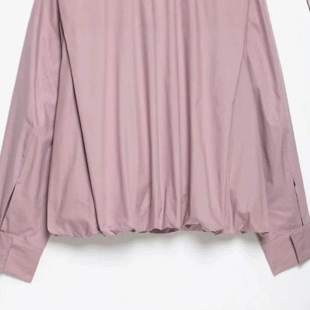 Damen Kurzblouson im Boxy‑Cut mit hohem Stehkragen, verdecktem Reißverschluss und elastischem Saum Nord Taschen