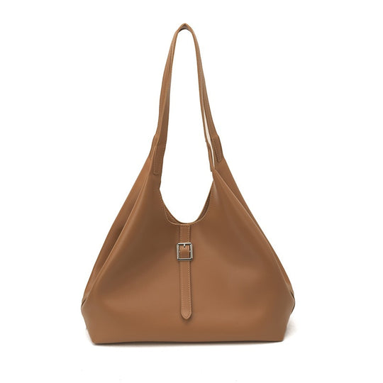 Damen Hobo-Tasche aus hochwertigem Kunstleder mit schickem Schnallen-Detail Nord Taschen