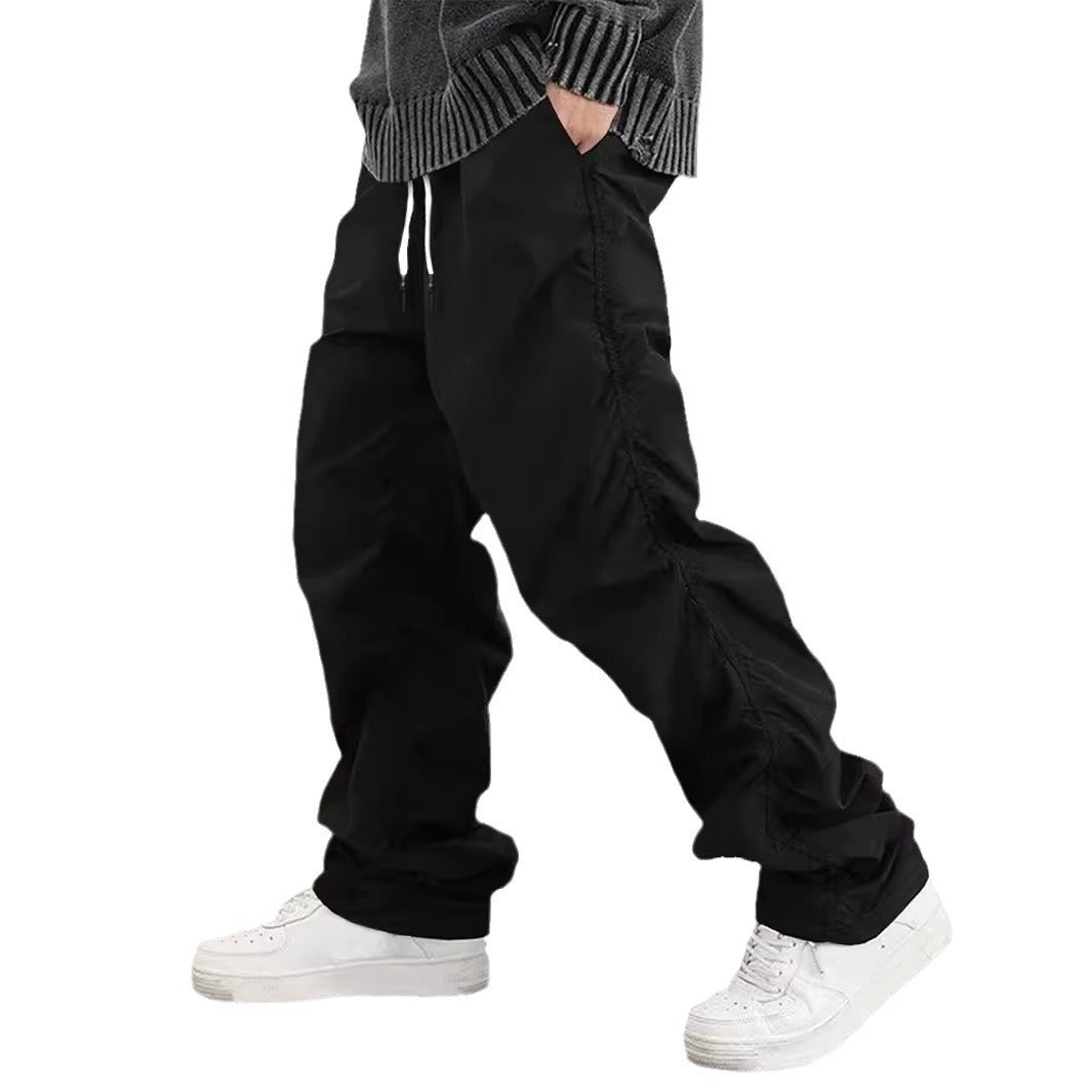 Herren lässige Cargo-Hose mit elastischem Bund und praktischen Taschen