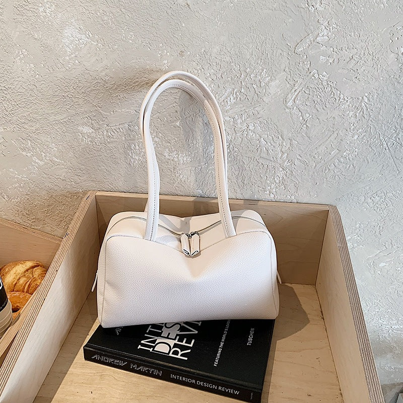 Damen elegante Handtasche mit strukturiertem Leder und praktischen Fächern Nord Taschen