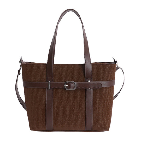 Damen modische Tragetasche mit strukturiertem Design und abnehmbarem Schulterriemen Nord Taschen
