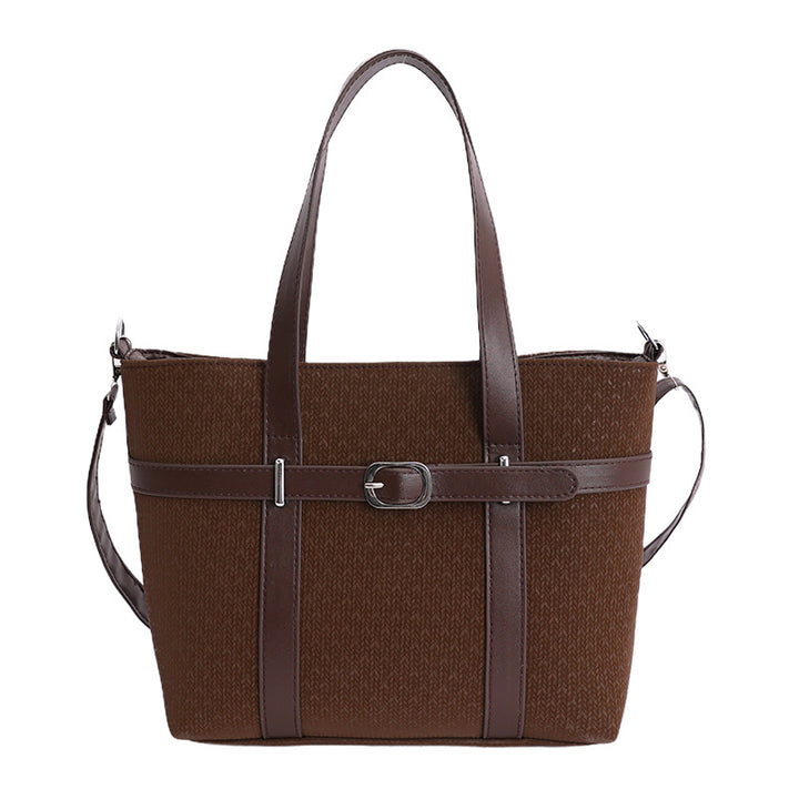 Damen modische Tragetasche mit strukturiertem Design und abnehmbarem Schulterriemen Nord Taschen