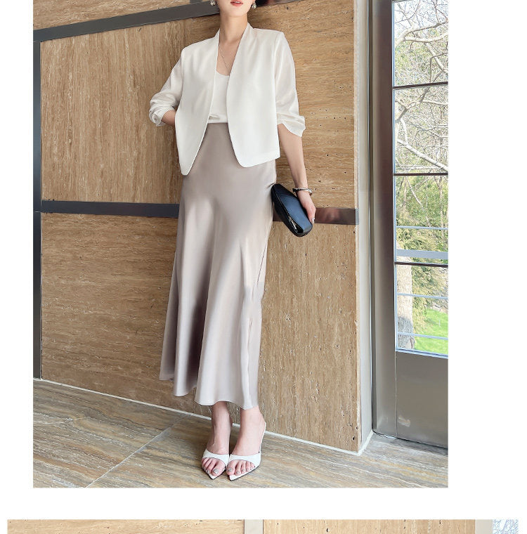 Damen Elegante und fließende Midirock Nord Taschen