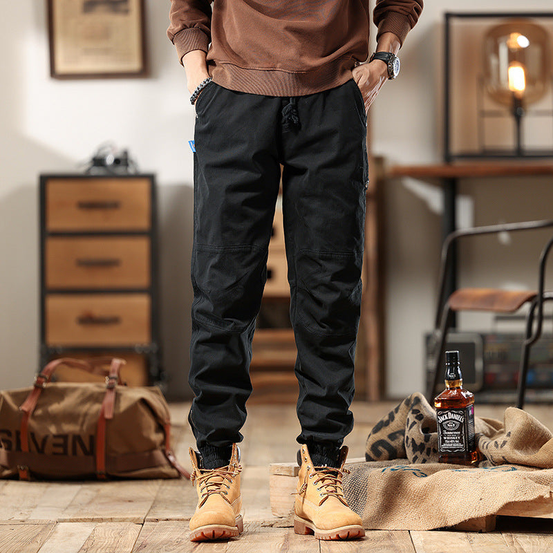 Herren Cargo-Joggerhose mit Knieeinsatz, Multifachtaschen und elastischem Saum Nord Taschen