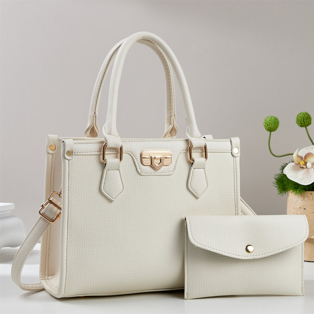 Damen elegante Henkeltasche mit abnehmbarer Clutch Nord Taschen