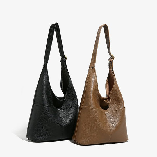 Damen praktische Hobo-Tasche aus geschmeidigem Leder Nord Taschen