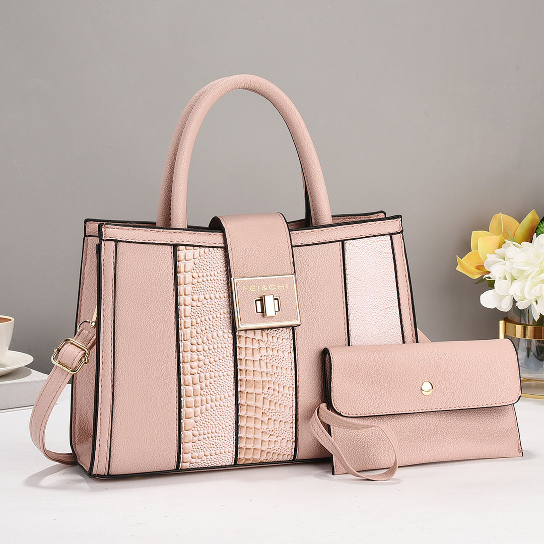 Damen elegante Handtasche mit praktischen Fächern Nord Taschen