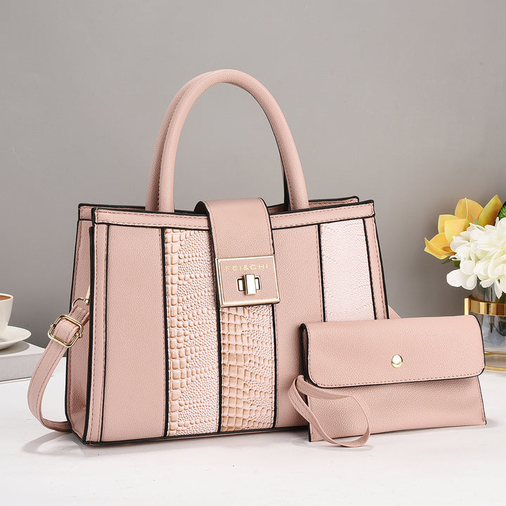 Damen elegante Handtasche mit praktischen Fächern Nord Taschen