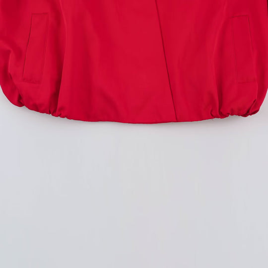 Damen leichter Kimono‑Blouson mit überschnittenen Ballonärmeln Nord Taschen