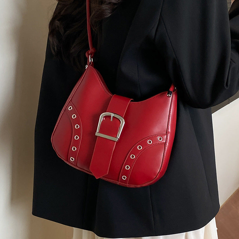Damen Hobo-Handtasche mit stylishen Details und verstellbarem Tragegurt Nord Taschen