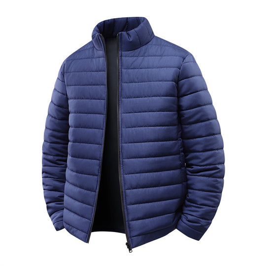 Herren Steppjacke mit leichter Thermoisolierung und hohem Stehkragen Nord Taschen