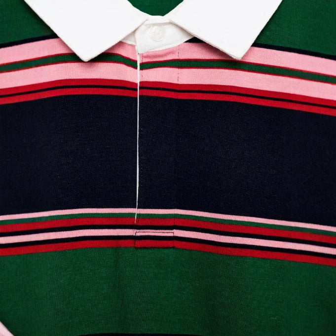 Damen Feinstrick-Poloshirt-Cardigan mit kurzem Arm und durchgehendem Reißverschluss Nord Taschen