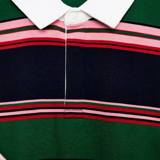 Damen Feinstrick-Poloshirt-Cardigan mit kurzem Arm und durchgehendem Reißverschluss Nord Taschen