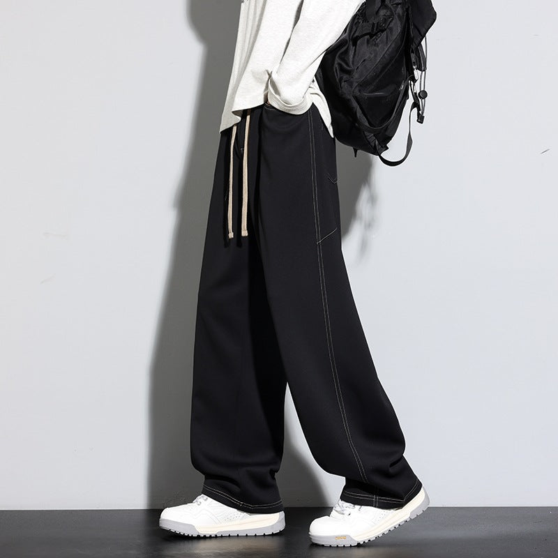 Damen Weite Palazzo‑Hose mit hohem Elastbund & Kordelzug Nord Taschen