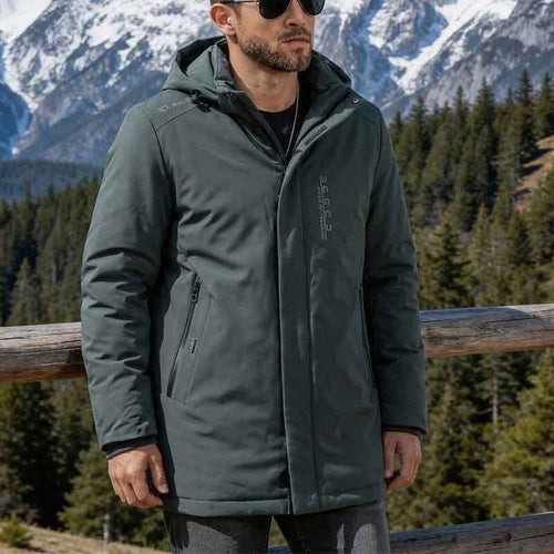 Herren Multifunktionale Übergangsjacke mit hohem Kragen Nord Taschen