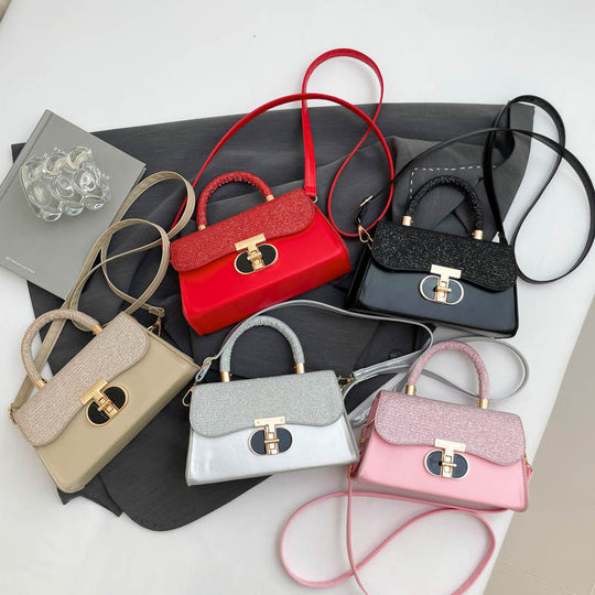 Damen elegante Umhängetasche mit glitzerndem Obermaterial und vielseitigen Trageoptionen Nord Taschen