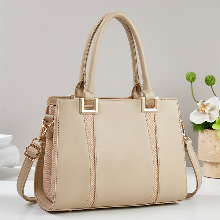 Damen elegante Handtasche mit strukturiertem Design und abnehmbarem Schulterriemen Nord Taschen