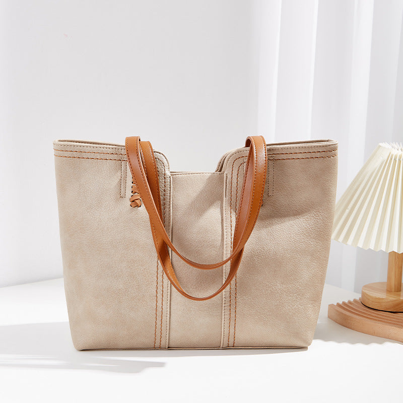 Damen Tragetasche mit eleganten Nieten und bequemem Handles Nord Taschen