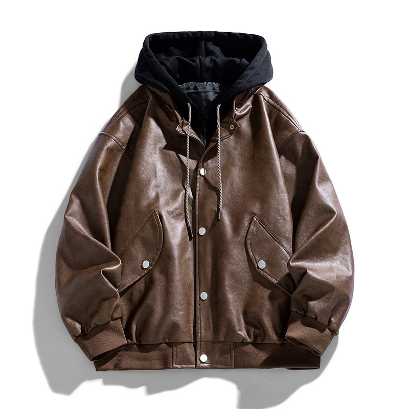 Damen Modische Kunstlederjacke Nord Taschen