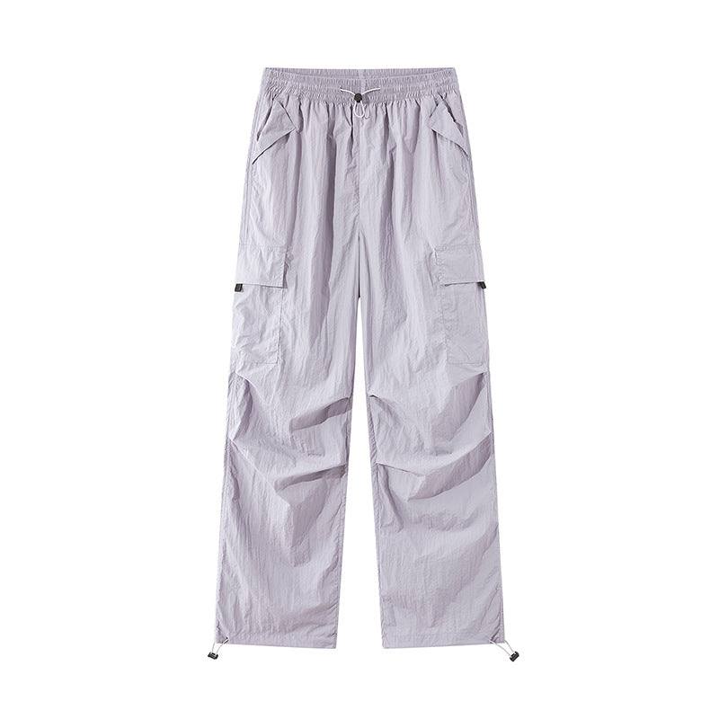 Unisex Leichte technische Cargo-Hose mit Kordelzug und verstellbarem Saum Nord Taschen