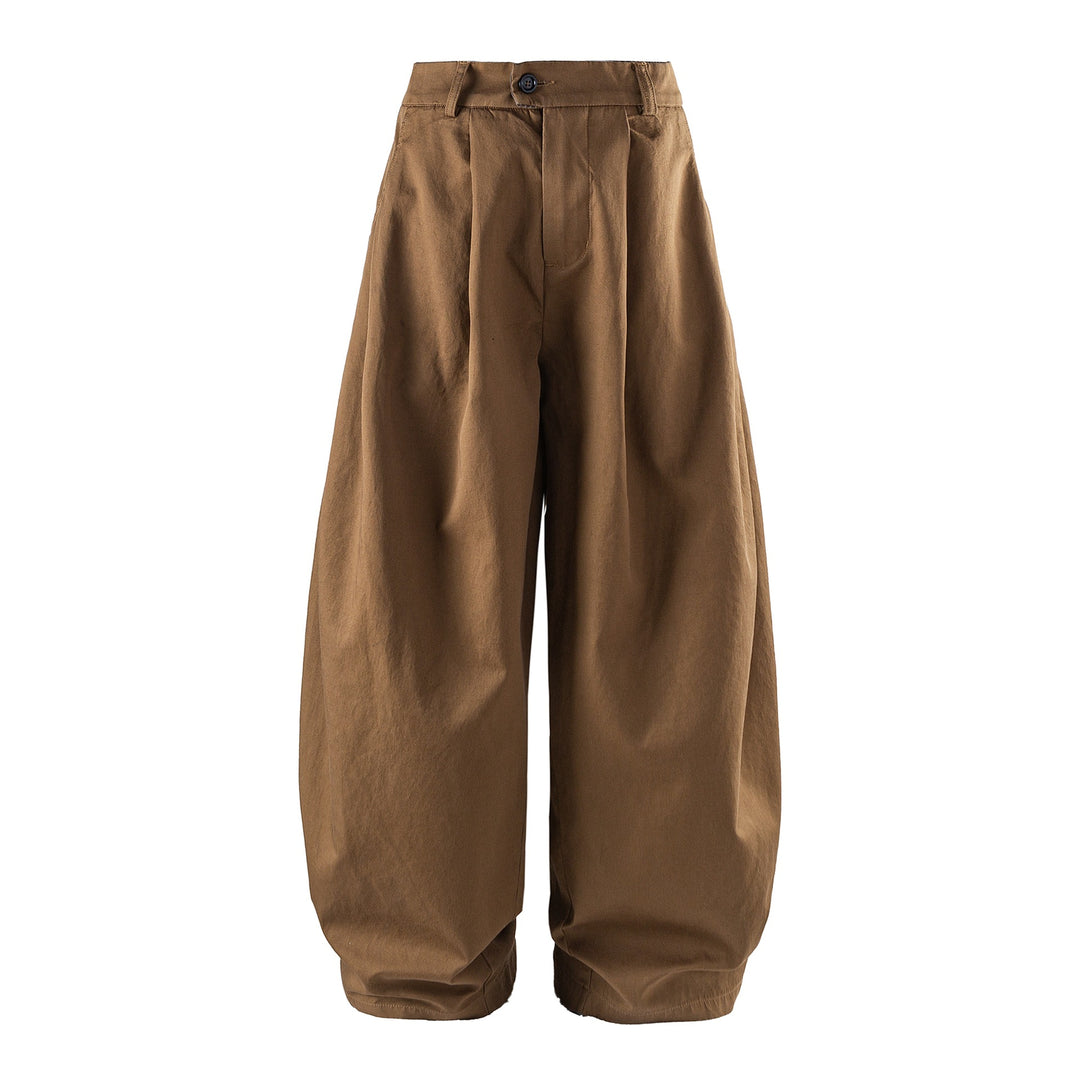 Damen weite High‑Waist‑Culotte mit Kellerfalte und verkürztem Bein Nord Taschen