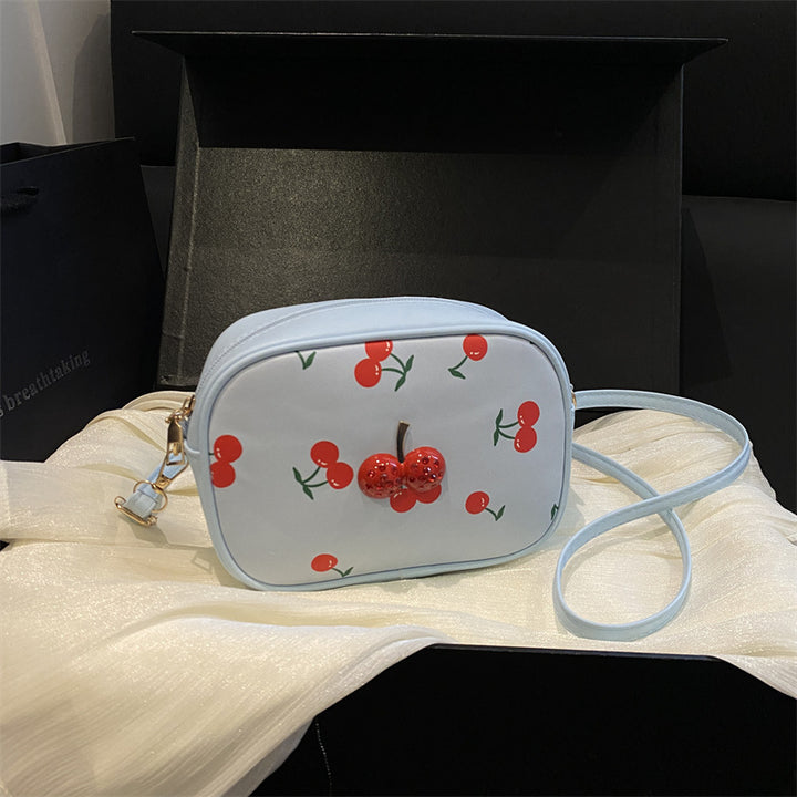 Damen Mini-Umhängetasche mit fruchtigem Kirschdesign Nord Taschen
