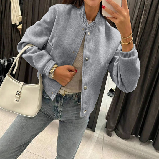 Damen Sportliche Oversized-Jacke Nord Taschen