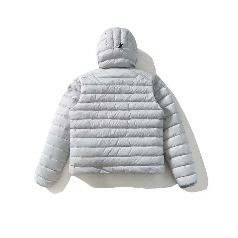 Damen Ultraleichte Steppjacke mit Kapuze, Daunenoptik und winddichter Außenhülle Nord Taschen