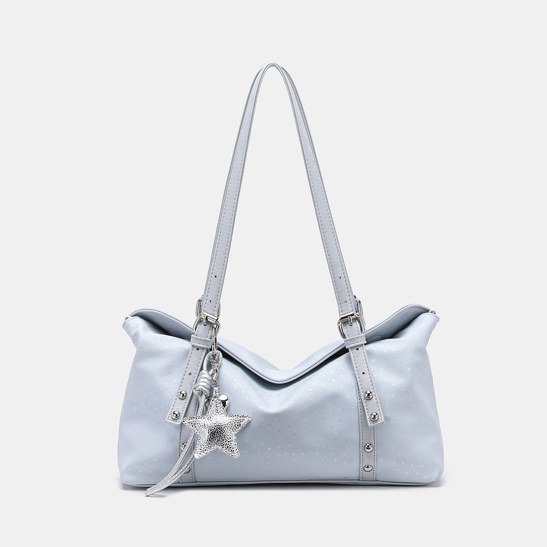 Damen Hobo-Tasche aus strapazierfähigem Wildleder mit abnehmbarem Miniclutch Nord Taschen