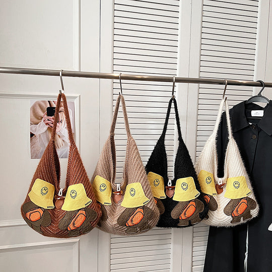 Damen kreative Beuteltasche mit verspieltem Design Nord Taschen