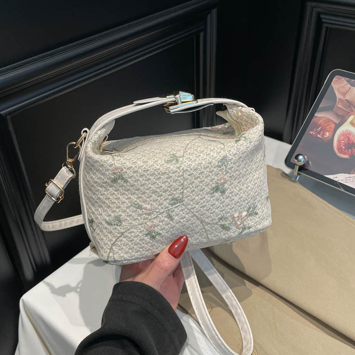 Damen Umhängetasche mit elegantem Blumenmuster und hochwertiger Verarbeitung Nord Taschen