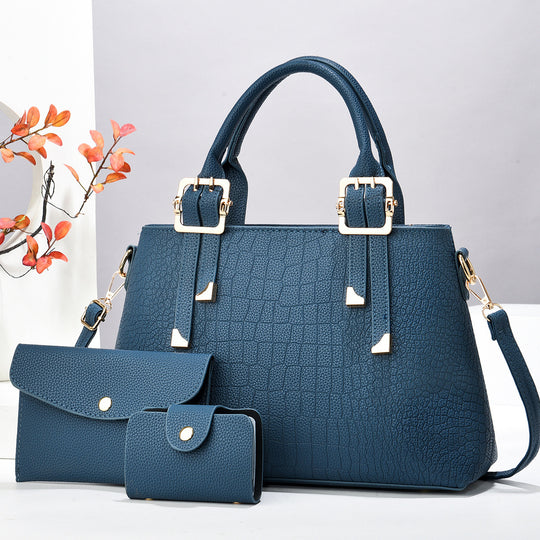Damen luxuriöse Handtasche mit abnehmbarem Portemonnaie Nord Taschen