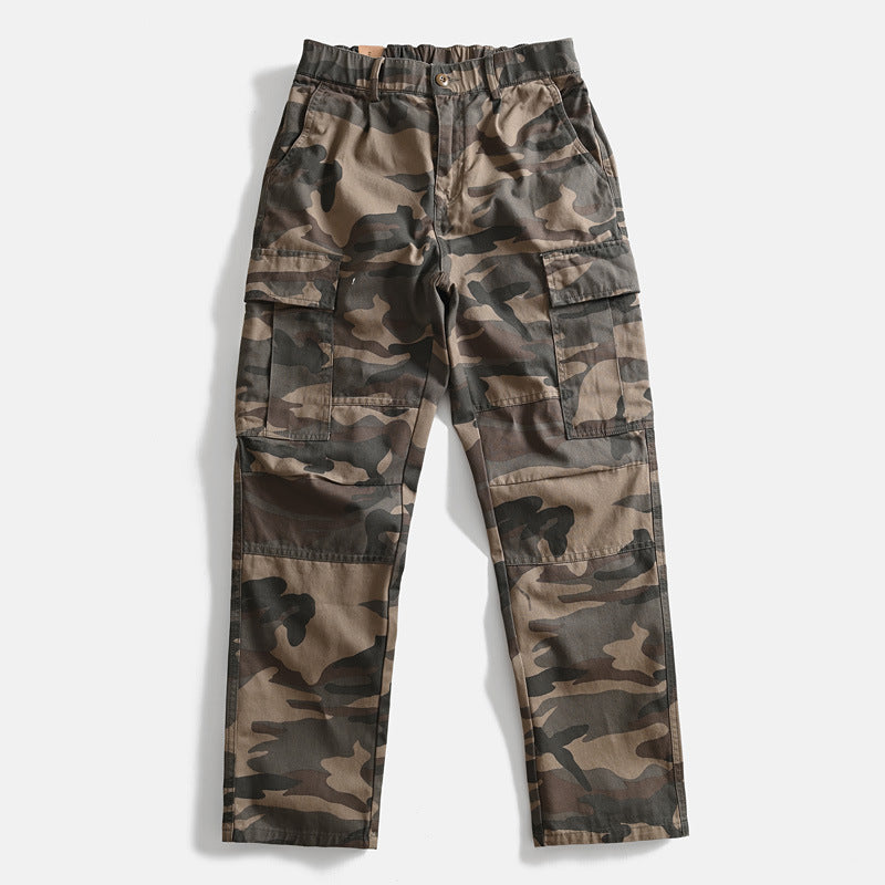 Herren Cargohose im Military-Look mit Mehrfachtaschen und geradem Schnitt Nord Taschen