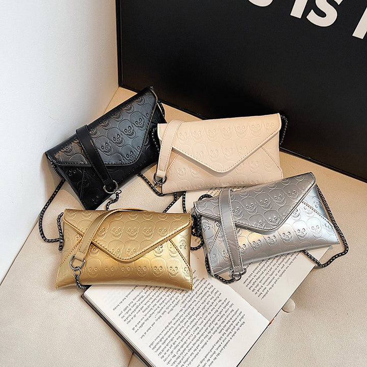 Damen Clutch-Tasche mit einzigartigem Skull-Design Nord Taschen