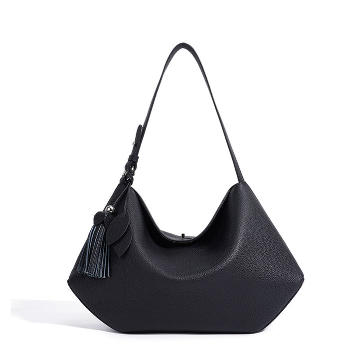 Damen lässige Ledertasche mit asymmetrischem Design Nord Taschen