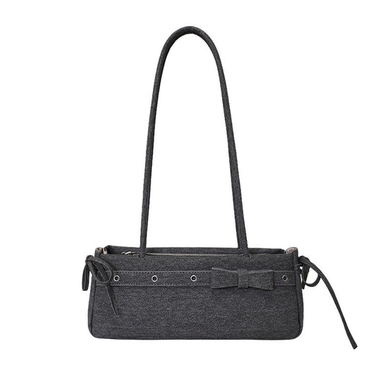Damen elegante Umhängetasche mit dekorativen Schleifendetails Nord Taschen
