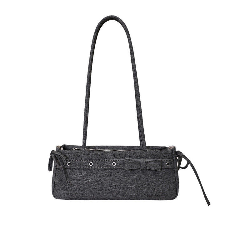 Damen elegante Umhängetasche mit dekorativen Schleifendetails Nord Taschen