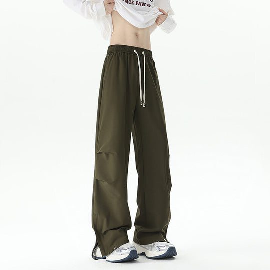 Damen Weite Cargo-Loungehose mit elastischem Bund, Tunnelzug und verstellbarem Saum Nord Taschen