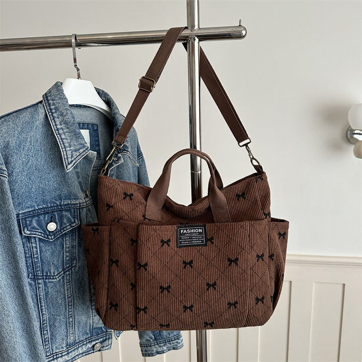Damen Tragetasche mit dekorativem Rüschendesign Nord Taschen