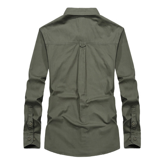 Herren Multifunktionales Outdoor-Hemd Nord Taschen