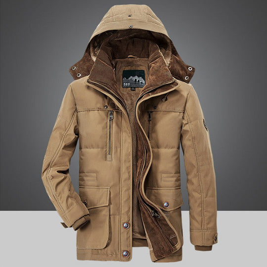 Herren Technische Winterjacke Nord Taschen