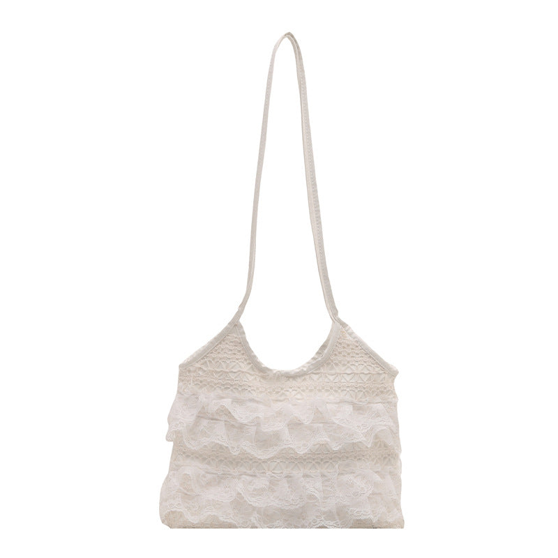 Damen modische Tragetasche mit schicker Rüschendetails und robustem Design Nord Taschen